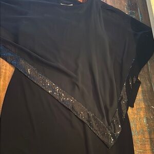 Joseph Ribkoff Black Dress with Sequin Detail